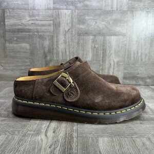 Dr. Marten's Isham Men's size 13 Brown Suede Slingback Shoes